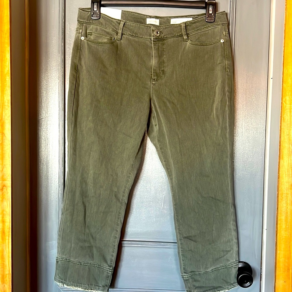 J. Jill cropped denim jeans